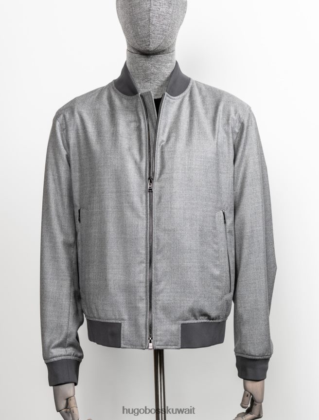 4TFNJN397 رمادي Hugo Boss سترة عادية كادوس 50418482 رمادي