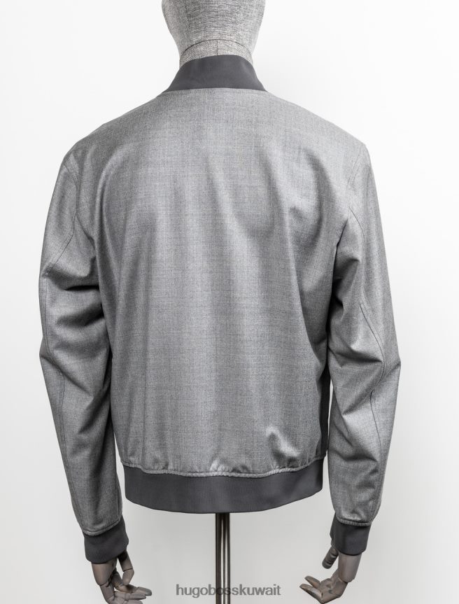 4TFNJN397 رمادي Hugo Boss سترة عادية كادوس 50418482 رمادي