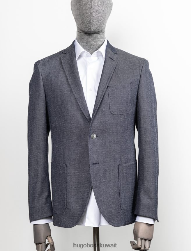 4TFNJN401 القوات البحرية Hugo Boss معطف رياضي raye8 50417788 ** كحلي