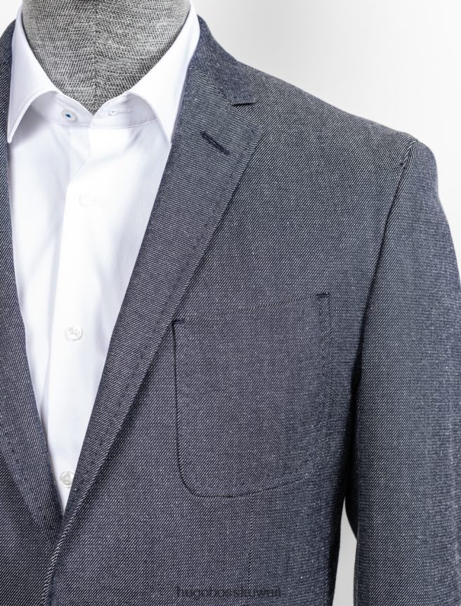 4TFNJN401 القوات البحرية Hugo Boss معطف رياضي raye8 50417788 ** كحلي