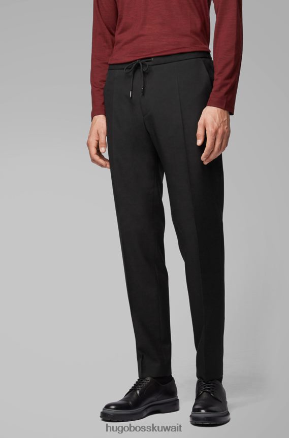 4TFNJN407 أسود Hugo Boss بنطلون بنوك 4 50418695 أسود