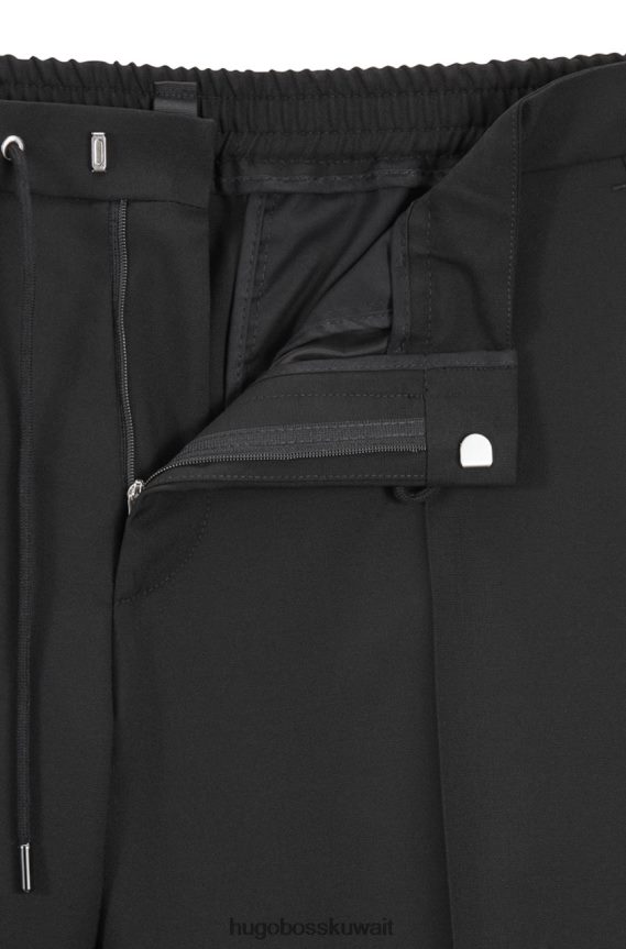 4TFNJN407 أسود Hugo Boss بنطلون بنوك 4 50418695 أسود