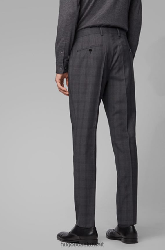4TFNJN411 فحم Hugo Boss بنطلون عبقري 5 50417627 فحم