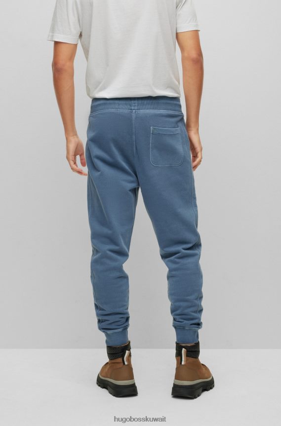 4TFNJN4214 أزرق Hugo Boss بنطال رياضي مريح مصنوع من قطن تيري الفرنسي باللون الأزرق