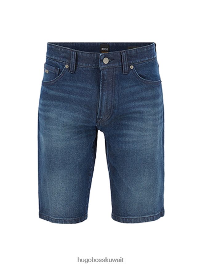 4TFNJN422 أزرق غامق Hugo Boss شورت جينز مين 50405599 أزرق داكن