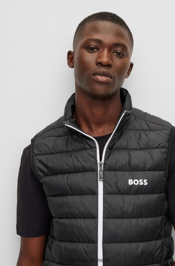 4TFNJN42 أسود Hugo Boss سترة ضد ثور 50472473 أسود