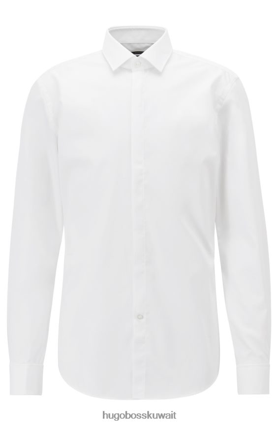 4TFNJN433 أبيض Hugo Boss قميص سهرة جيلياس 50328296 أبيض