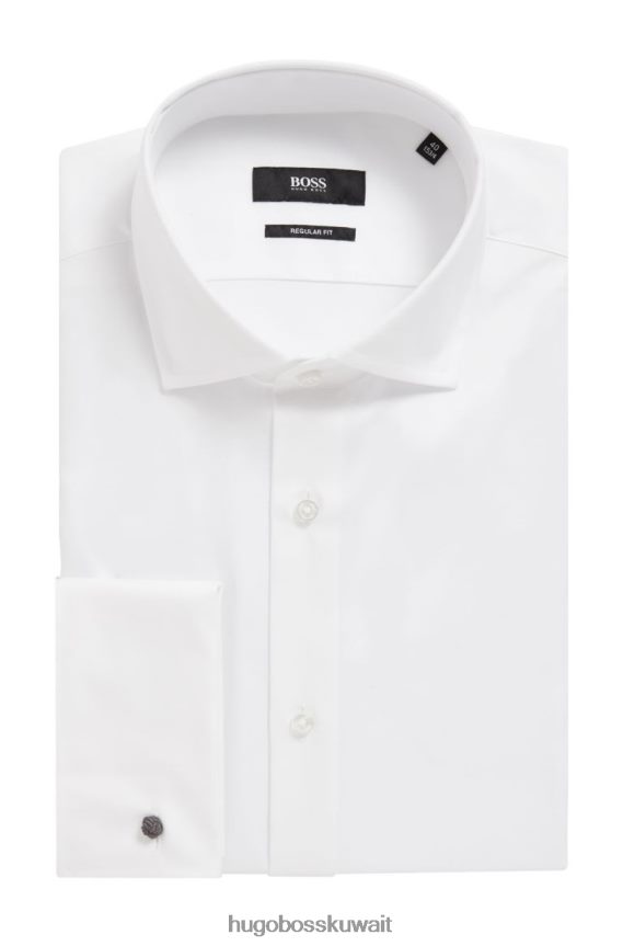 4TFNJN434 أبيض Hugo Boss قميص جاردنر - 50308163 أبيض