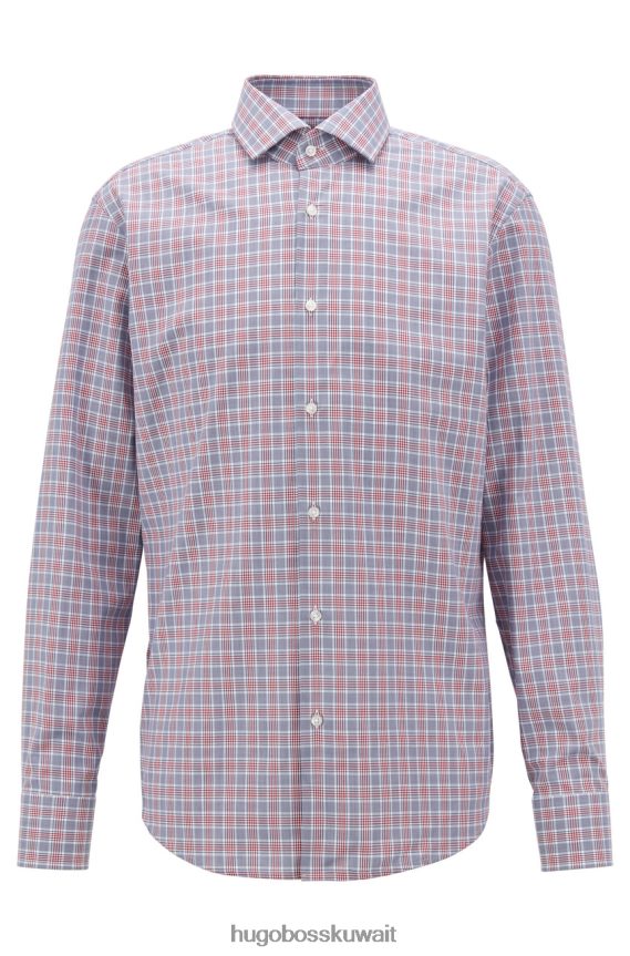 4TFNJN435 السماء الأحمر Hugo Boss قميص L/S - جوردون - 50395862 سكاي
