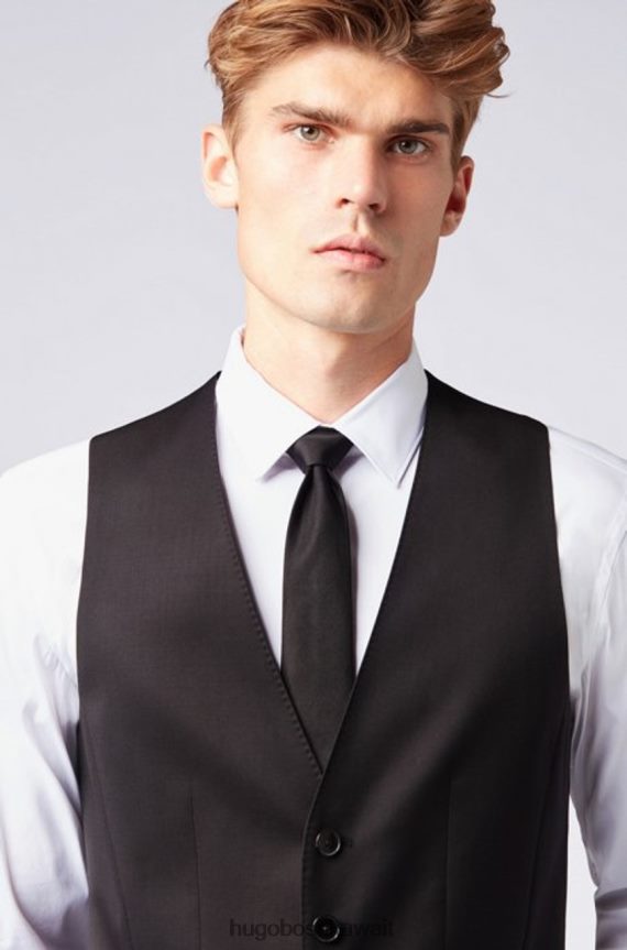 4TFNJN436 أسود/كحلي/فحمي Hugo Boss صدرية ويلسون - 50318500 أسود