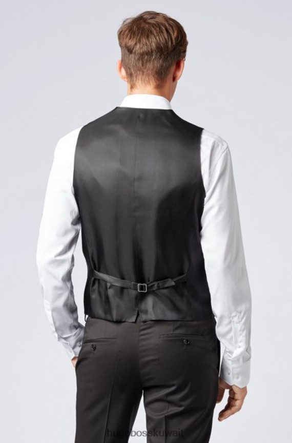 4TFNJN436 أسود/كحلي/فحمي Hugo Boss صدرية ويلسون - 50318500 أسود