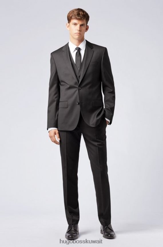 4TFNJN436 أسود/كحلي/فحمي Hugo Boss صدرية ويلسون - 50318500 أسود