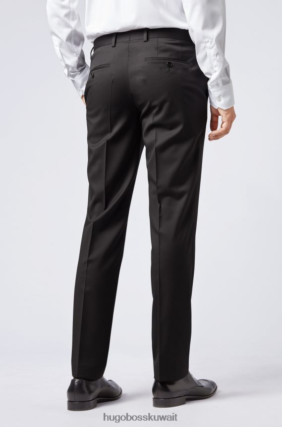 4TFNJN437 أسود/كحلي/شار Hugo Boss بدلة بنطلون جيبسون رقم - 50318499 أسود
