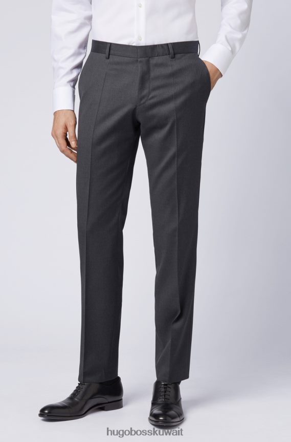 4TFNJN437 أسود/كحلي/شار Hugo Boss بدلة بنطلون جيبسون رقم - 50318499 أسود