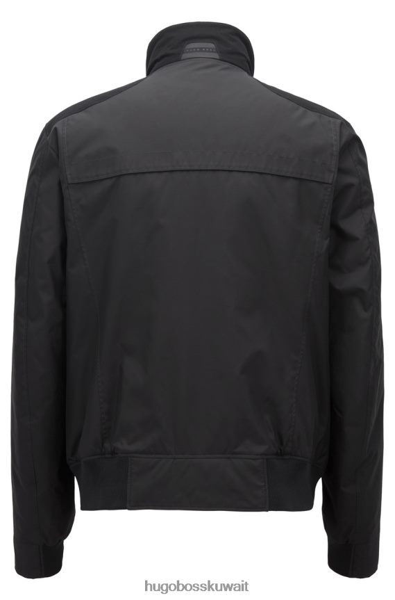 4TFNJN440 أسود/رمادي Hugo Boss سترة عادية جادون أسود