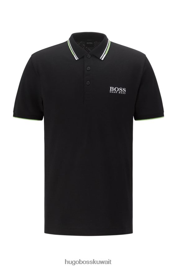 4TFNJN441 أسود / أبيض / أزرق Hugo Boss إس/إس بولو بادي برو رقم - 50326299 أسود
