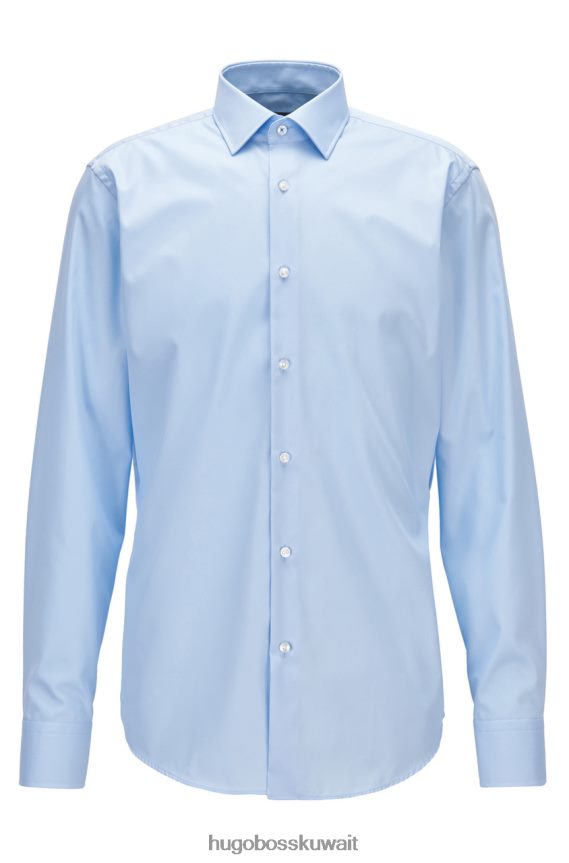 4TFNJN444 أسود / كحلي / سماوي / أبيض Hugo Boss قميص L/S - جيرتون - 50380464 أسود