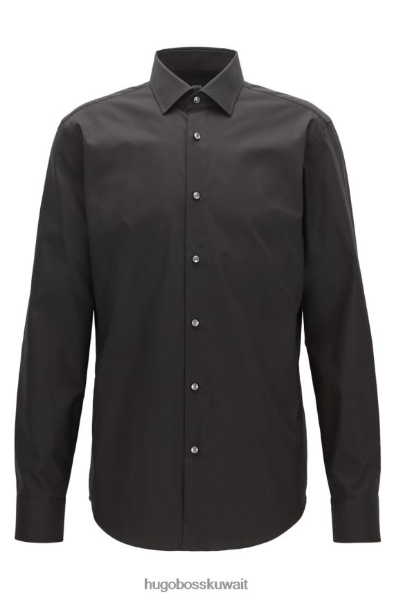 4TFNJN444 أسود / كحلي / سماوي / أبيض Hugo Boss قميص L/S - جيرتون - 50380464 أسود