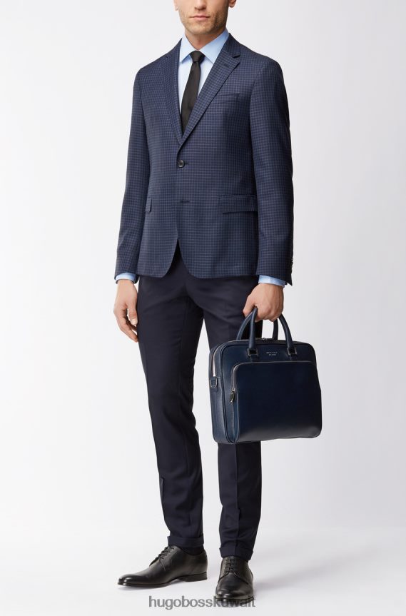 4TFNJN444 أسود / كحلي / سماوي / أبيض Hugo Boss قميص L/S - جيرتون - 50380464 أسود