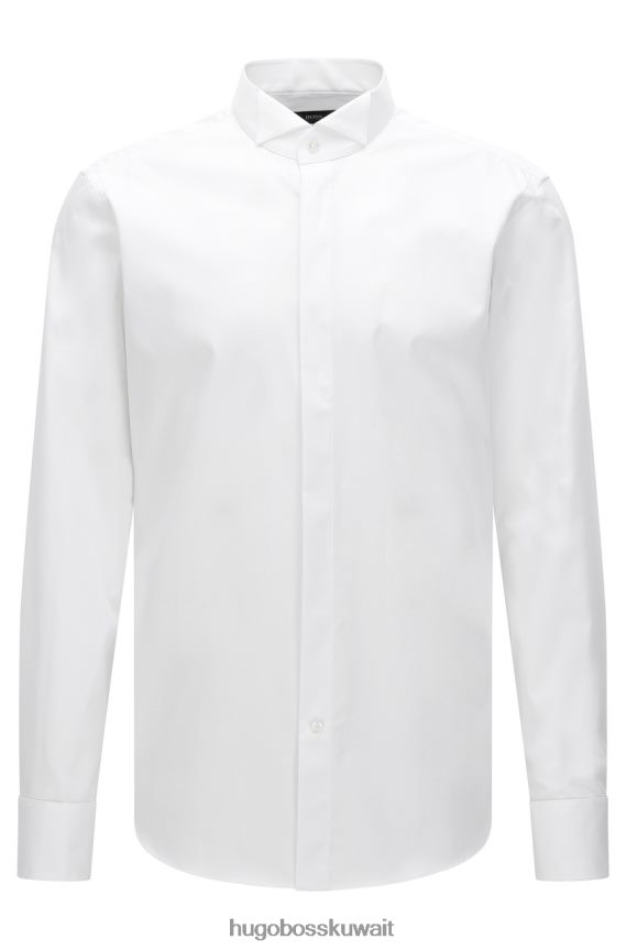 4TFNJN446 أبيض Hugo Boss قميص رسمي - جوين - 50327692 أبيض