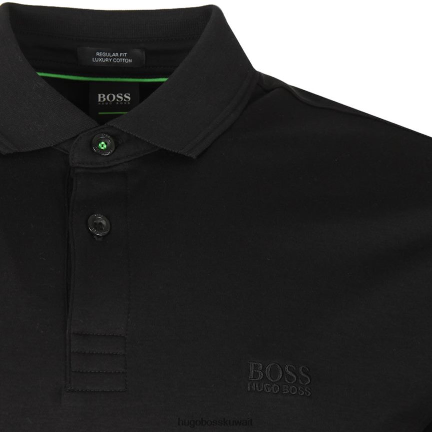 4TFNJN451 أسود/رمادي/كحلي Hugo Boss L/S بولو بيرول 50392723 أسود
