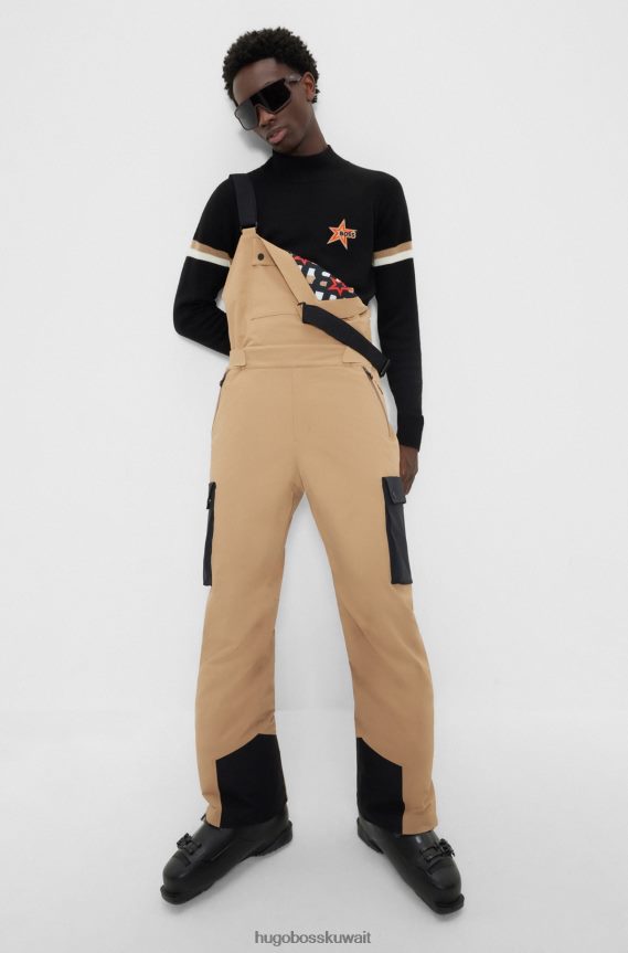 4TFNJN4558 اللون البيج Hugo Boss × أحذية سالوبيت مقاومة للماء من بيرفكت مومنت مع علامة تجارية كبسولة