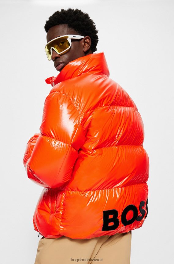 4TFNJN4591 البرتقالي Hugo Boss × سترة تزلج Perfect moment مع علامة تجارية كبسولة