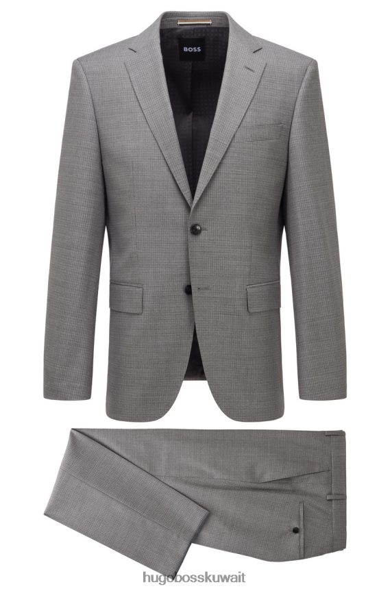 4TFNJN45 فضة Hugo Boss بدلة اتش جاكسون 50471253 فضية