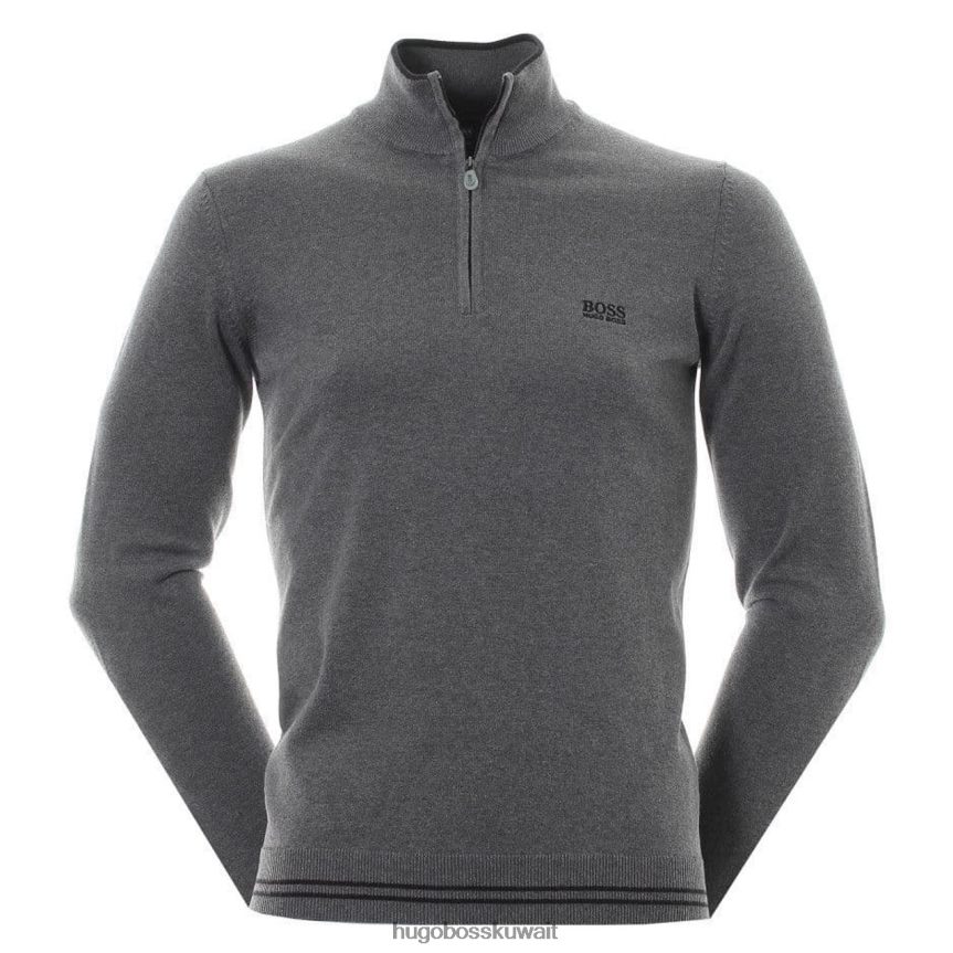 4TFNJN463 رمادي / أحمر / أسود Hugo Boss سترة - زيم - 50378779 رمادي