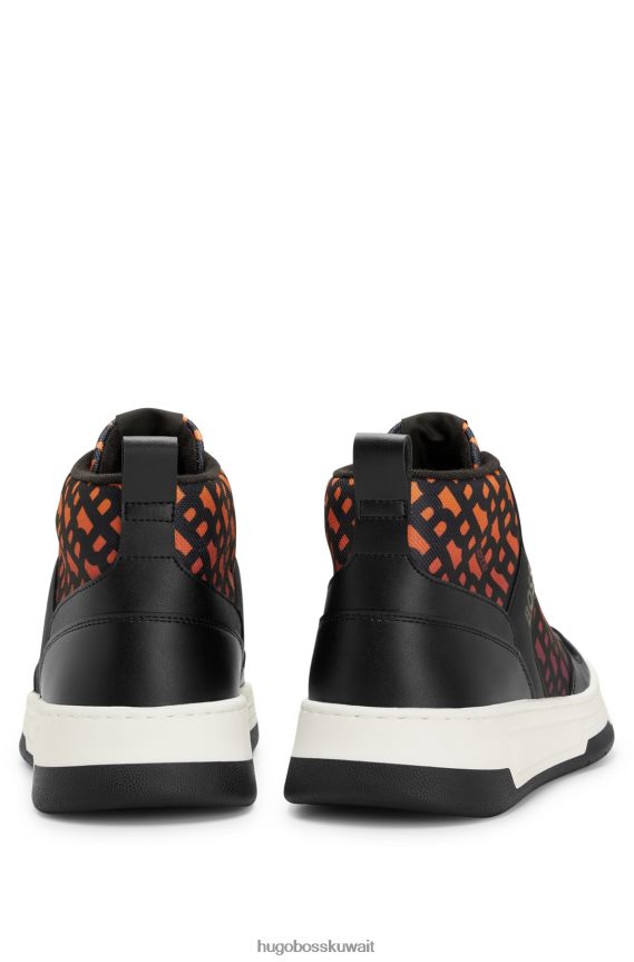 4TFNJN4656 منقوشة Hugo Boss حذاء رياضي عالي الجودة x khaby بأحرف متدرجة