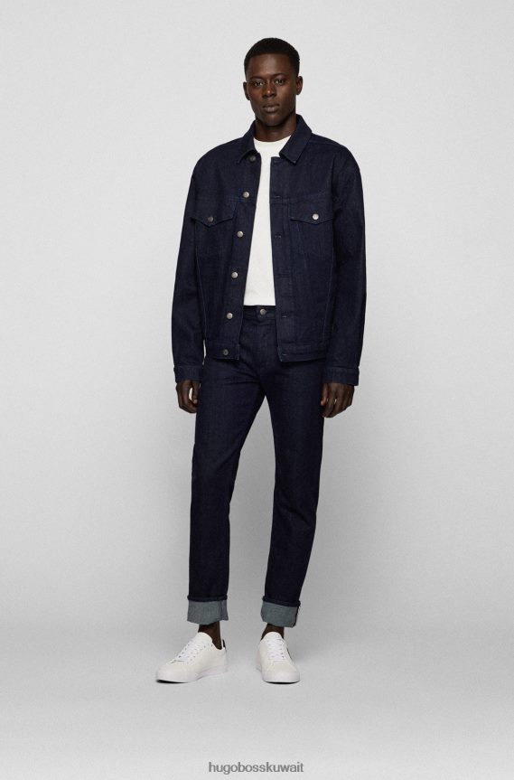 4TFNJN4666 أبيض Hugo Boss حذاء رياضي منخفض الرقبة بتفاصيل حرف 'b' متباين باللون الأبيض