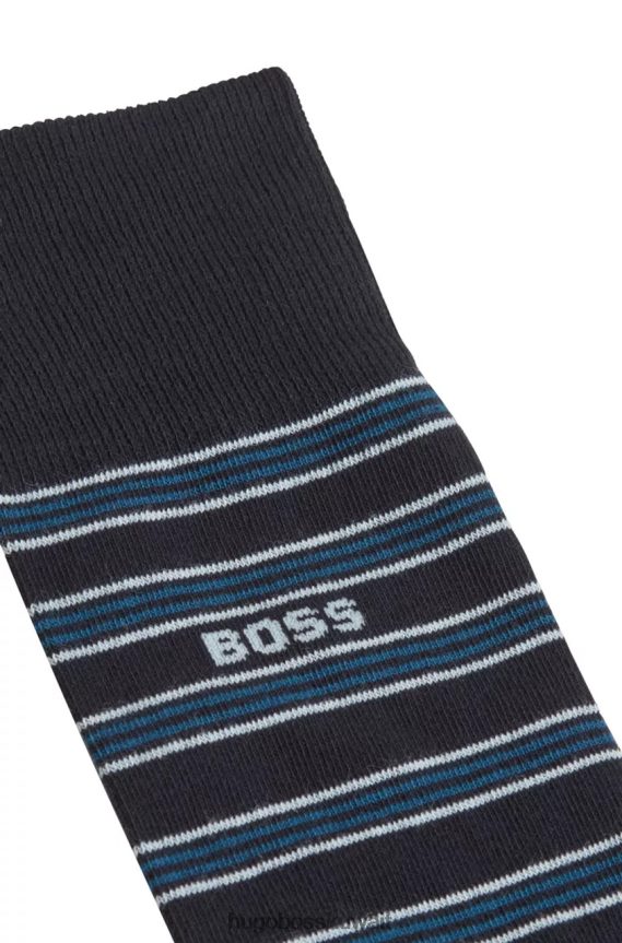 4TFNJN468 أزرق غامق Hugo Boss مجموعة هدايا مكونة من 3 قطع من الجوارب 50473123 باللون الأزرق الداكن