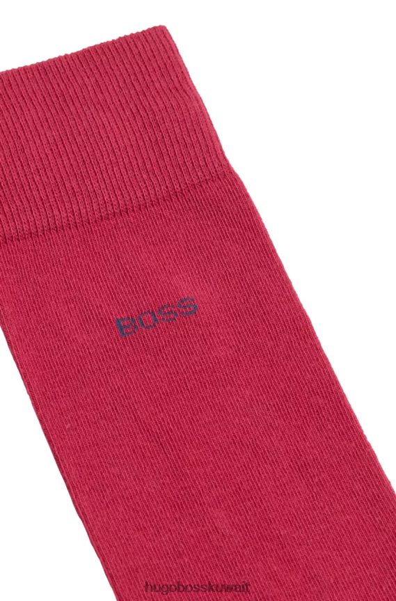 4TFNJN469 أزرق زهري Hugo Boss 2P جوارب فستان 50467712 وردي