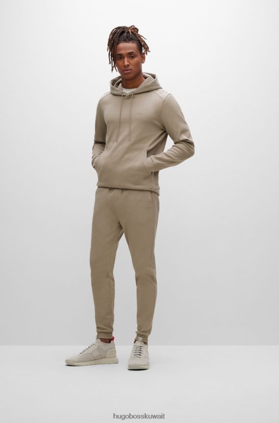 4TFNJN4715 رمادي فاتح Hugo Boss حذاء هوغو جورب بجزء علوي من اللون الرمادي الفاتح