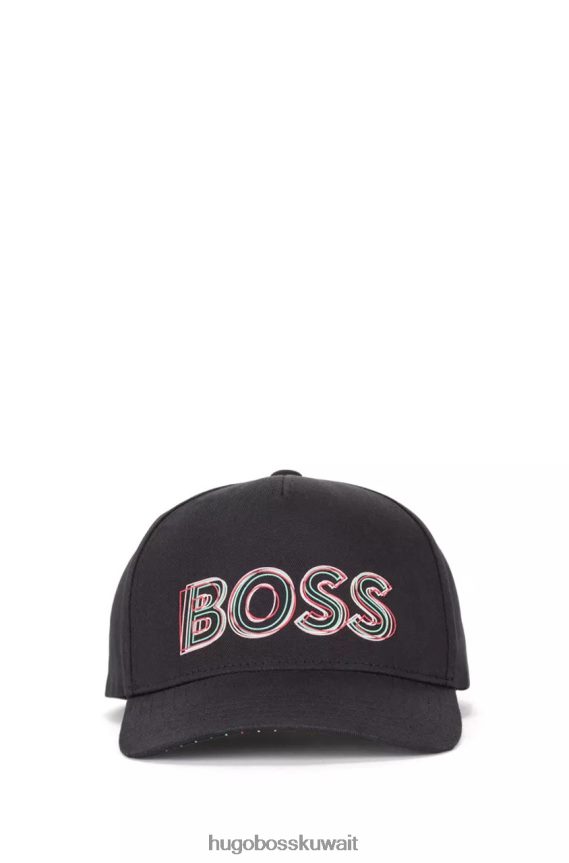 4TFNJN472 أسود Hugo Boss قبعة متعددة الألوان 50472266 أسود