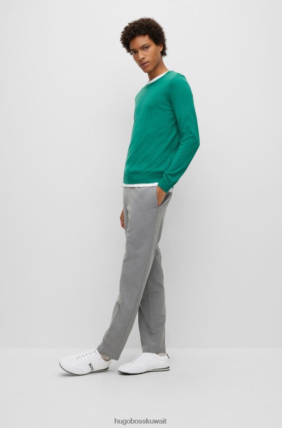 4TFNJN4732 أبيض Hugo Boss حذاء رياضي باللون الأبيض من Hugo مزود بألواح شبكية ومطاطية