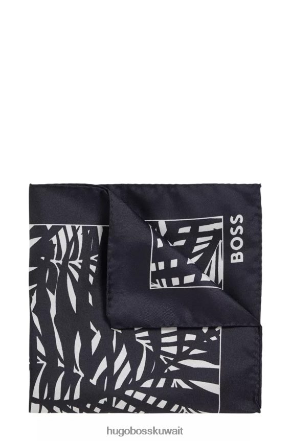 4TFNJN474 أزرق غامق Hugo Boss مربع على شكل حرف H 50475778 أزرق داكن