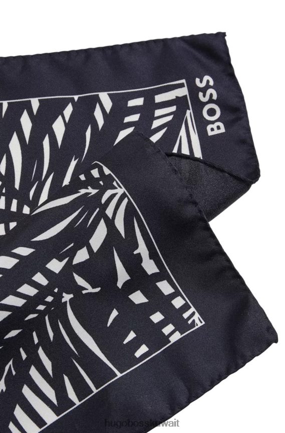 4TFNJN474 أزرق غامق Hugo Boss مربع على شكل حرف H 50475778 أزرق داكن