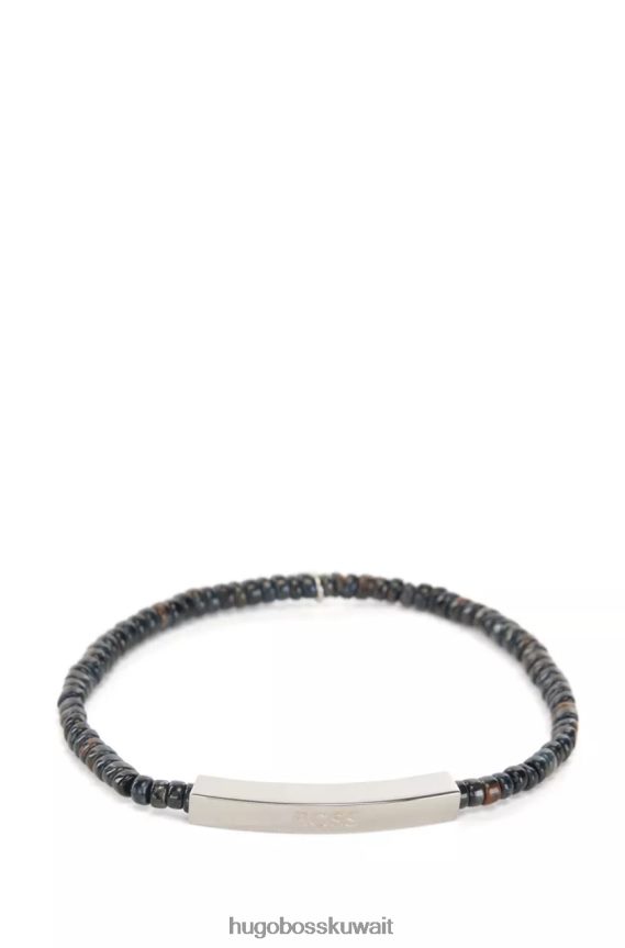 4TFNJN475 الرمادي الداكن Hugo Boss سوار باين 50476202 رمادي غامق