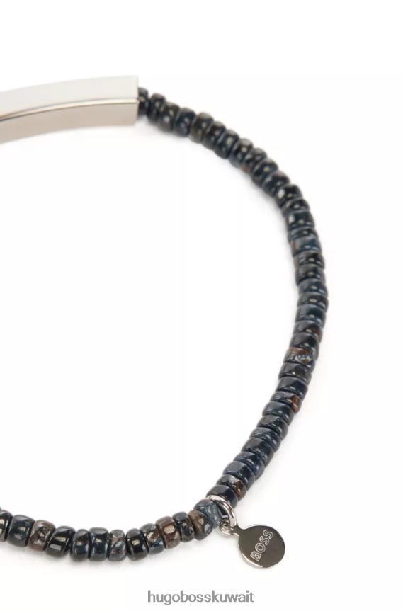 4TFNJN475 الرمادي الداكن Hugo Boss سوار باين 50476202 رمادي غامق