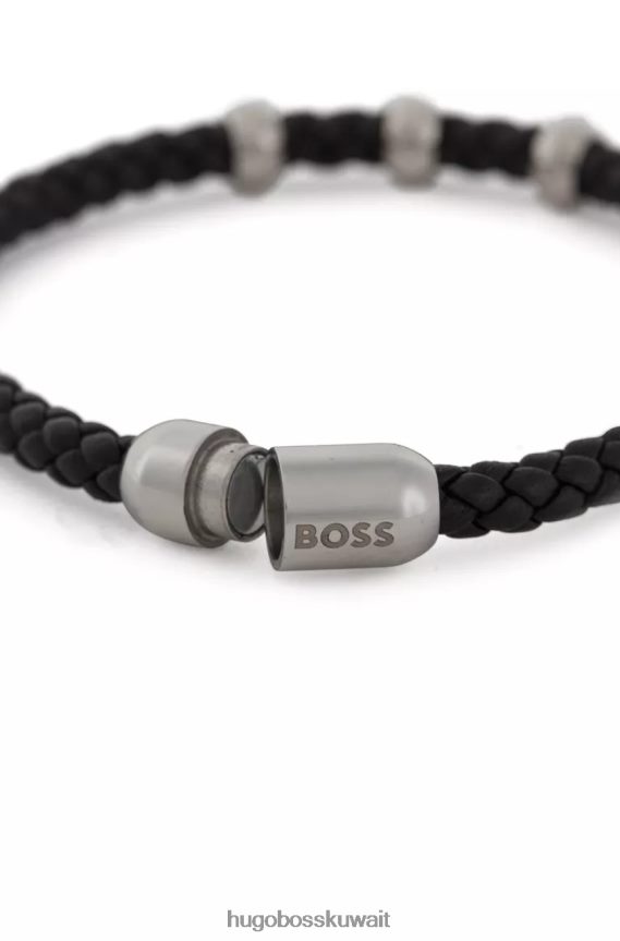 4TFNJN478 أسود Hugo Boss سوار البريل 50475513 أسود