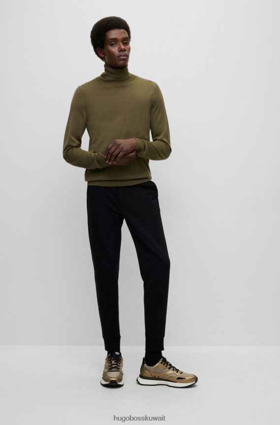 4TFNJN4799 البني الفاتح Hugo Boss حذاء رياضي من المعدن المصقول مصنوع من مواد مختلطة من هوغو باللون البني الفاتح