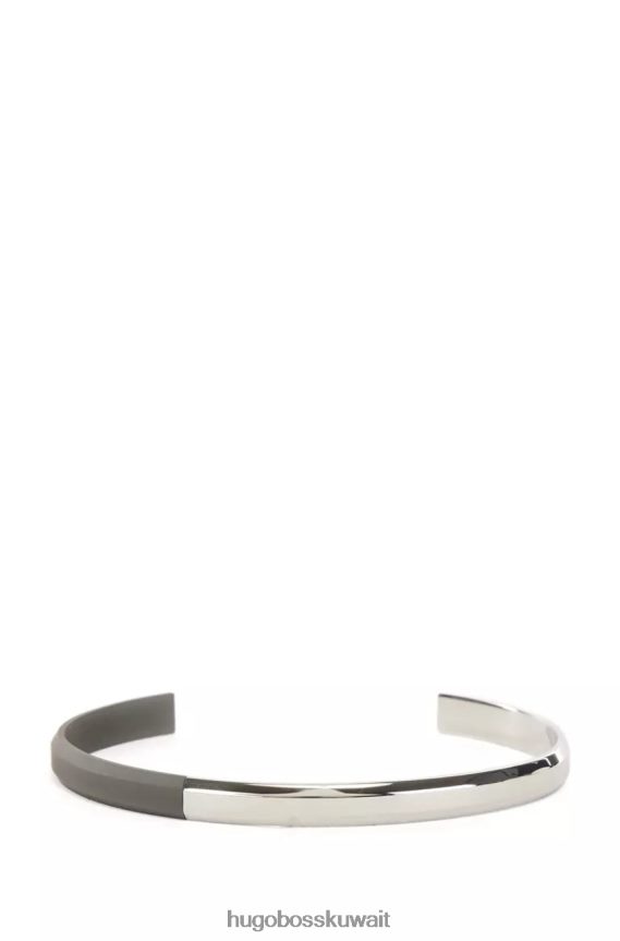 4TFNJN479 فضة Hugo Boss باينز الكفة المعدنية 50475424 الفضة