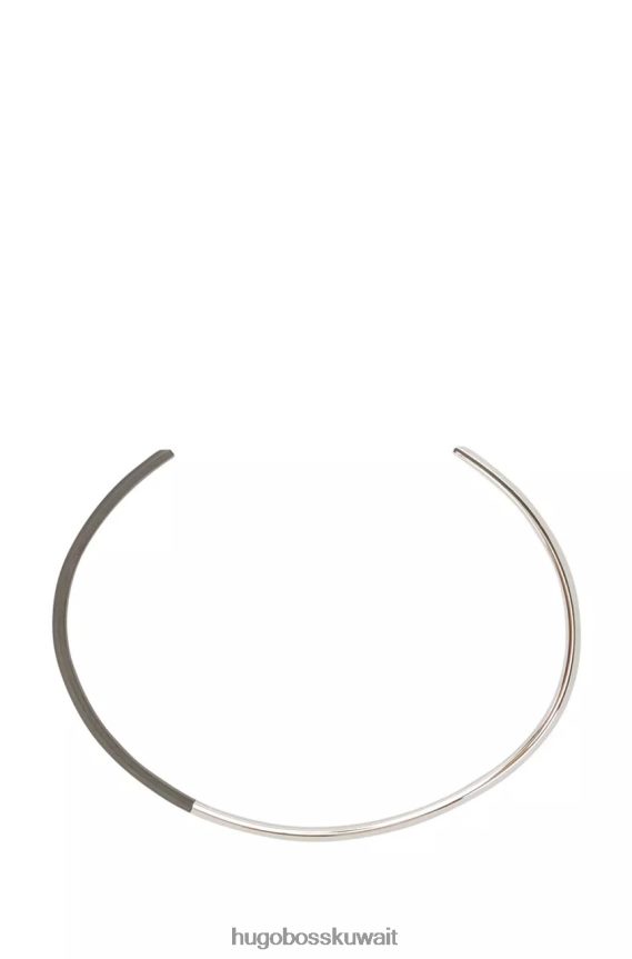 4TFNJN479 فضة Hugo Boss باينز الكفة المعدنية 50475424 الفضة