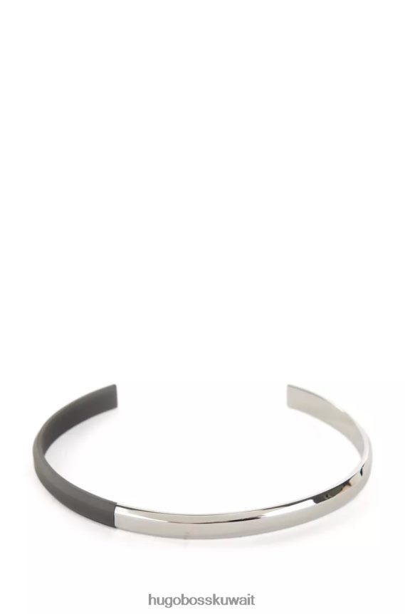 4TFNJN479 فضة Hugo Boss باينز الكفة المعدنية 50475424 الفضة