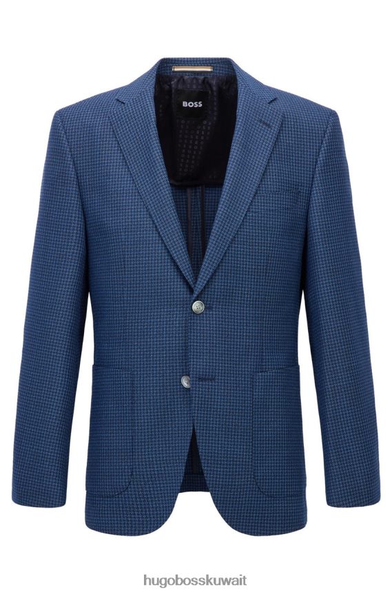 4TFNJN47 أزرق Hugo Boss معطف رياضي h-janson 50469014 أزرق