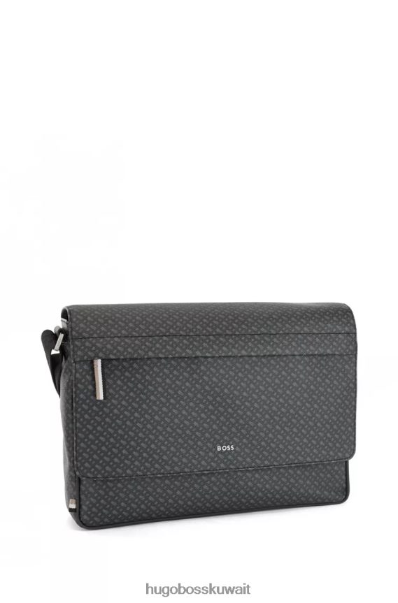 4TFNJN481 أسود Hugo Boss حقيبة رسول بايرون 50472929 أسود