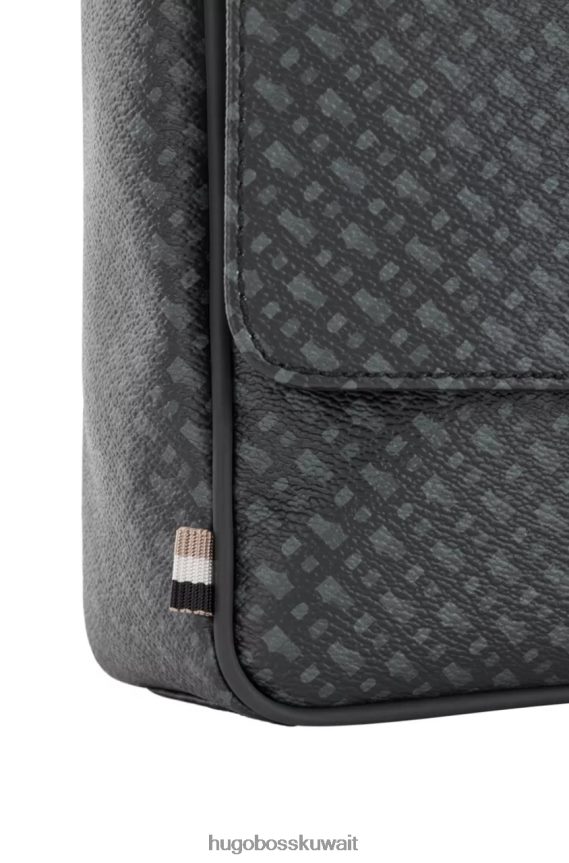 4TFNJN481 أسود Hugo Boss حقيبة رسول بايرون 50472929 أسود