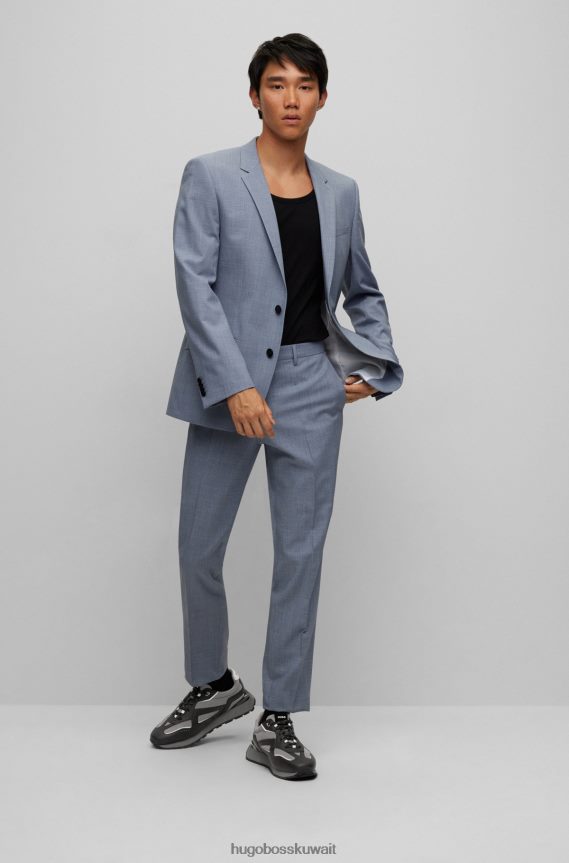 4TFNJN4826 أسود/رمادي Hugo Boss حذاء رياضي هوغو برباط باللون الأسود مصنوع من مواد مختلطة