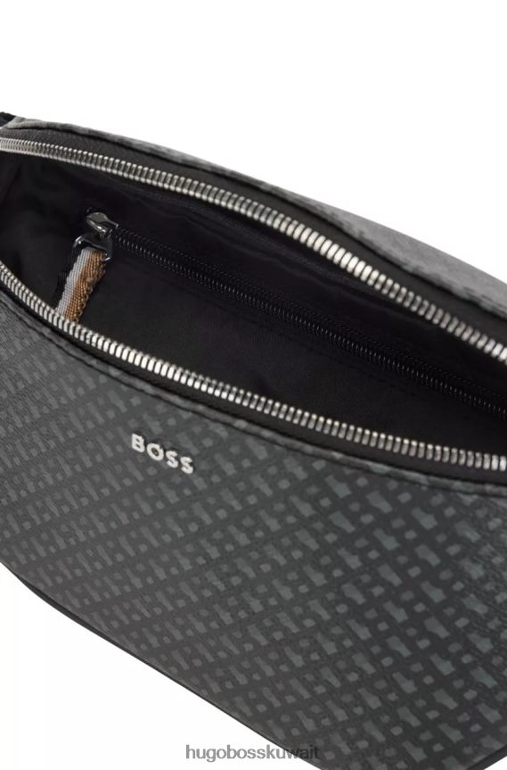 4TFNJN482 أسود Hugo Boss حقيبة حزام بايرون 50472935 أسود